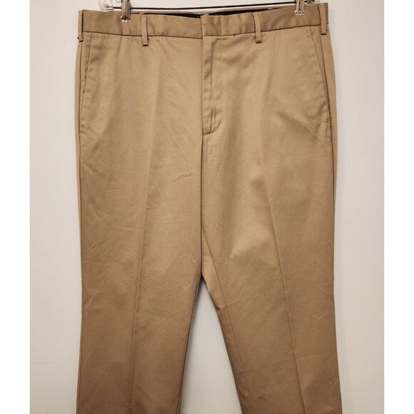 Dockers Khakis Classic Straight Front Dress Pants Tan Khaki Mens 36x30 NEW NWOT - Picture 5 of 12